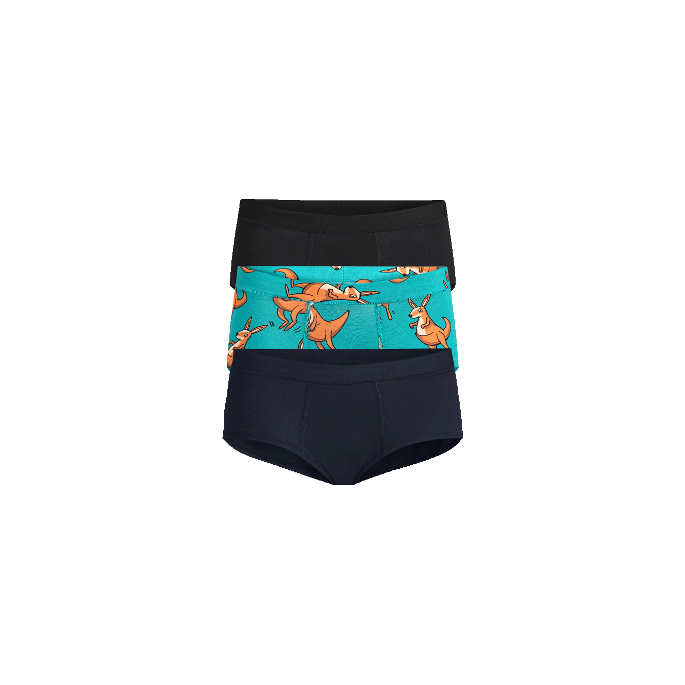 FeelFree Cheeky Brief 3-Pack | Ready to Roo-mble Pack