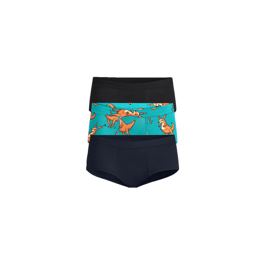 FeelFree Cheeky Brief 3-Pack | Ready to Roo-mble Pack