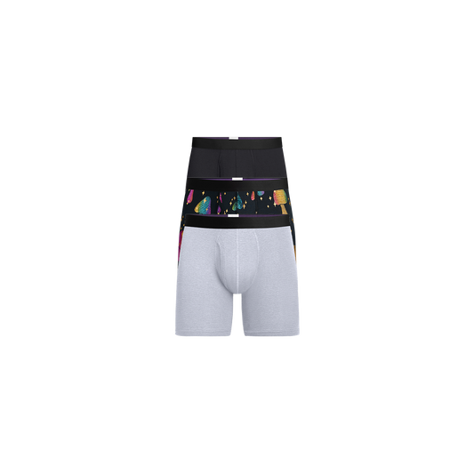 Boxer Brief w/ Fly 3-Pack | Disco Shrooms Pack