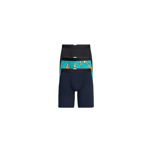 Long Boxer Brief w/ Fly 3-Pack | Ready to Roo-mble Pack