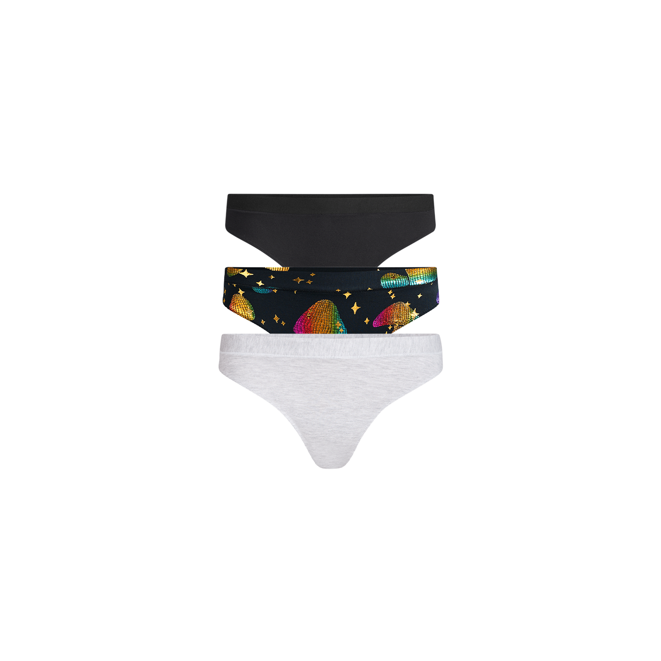 FeelFree Thong 3-Pack | Disco Shrooms Pack