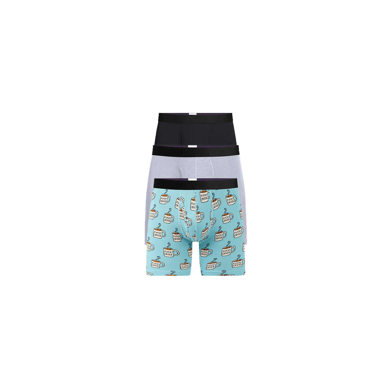 Boxer Brief w/ Fly 3-Pack | F-Offee Pack