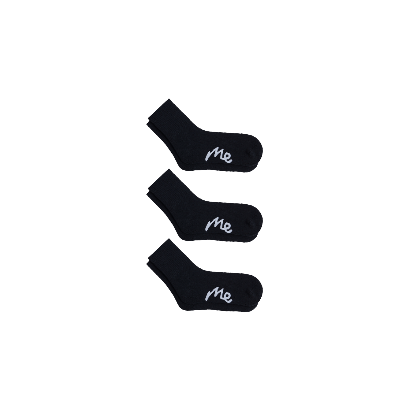 Quarter Sock 3-Pack | Black