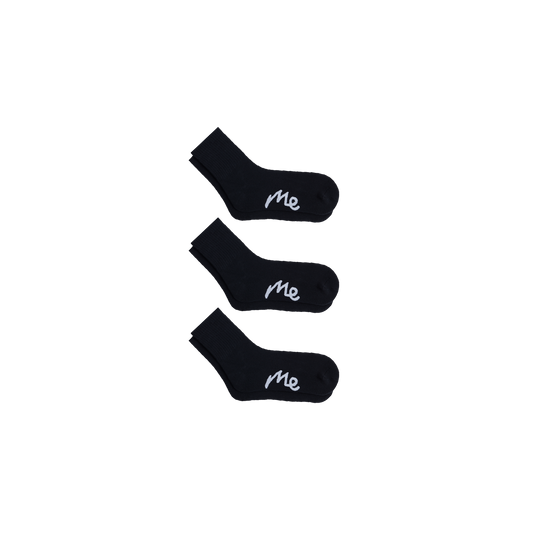 Quarter Sock 3-Pack | Black