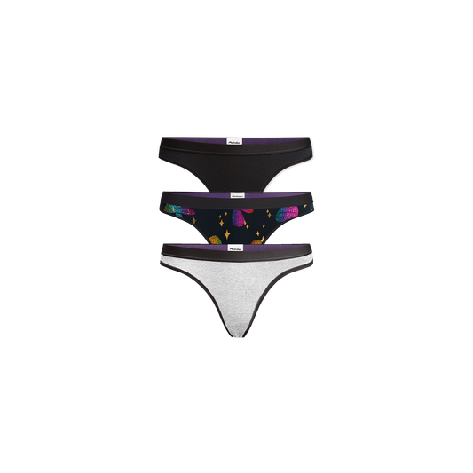 UltraModal™ Core Thong 3-Pack | Disco Shrooms Pack