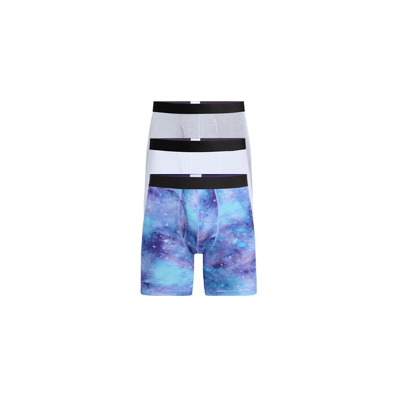 Boxer Brief w/ Fly 3-Pack | Galaxy Pack