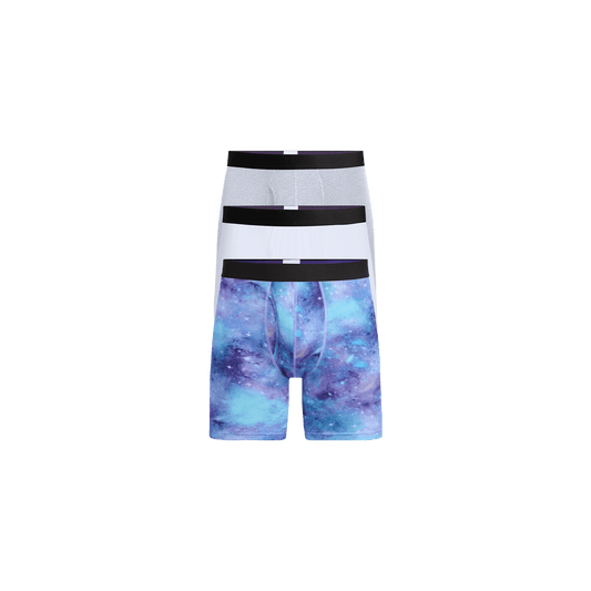 Boxer Brief w/ Fly 3-Pack | Galaxy Pack