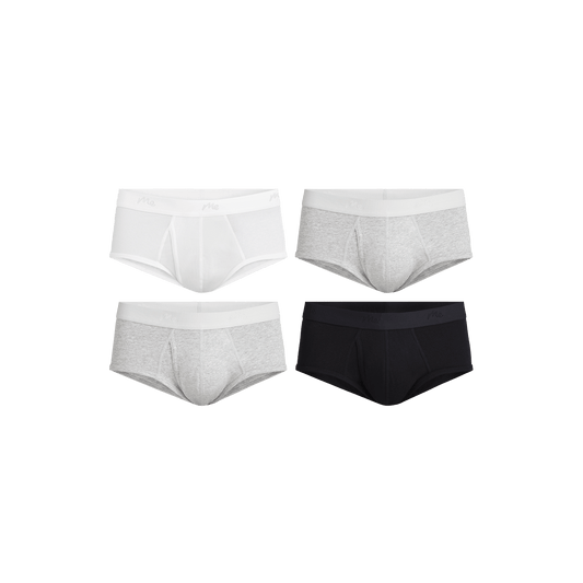 Stretch Cotton Brief w/ Fly 4-Pack | Cotton Classic Pack