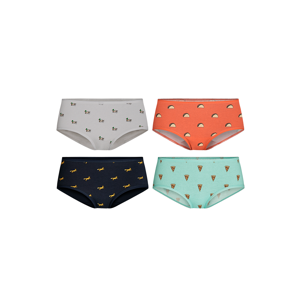 Stretch Cotton Hipster Brief 4-Pack | Cotton Adventurous Pack