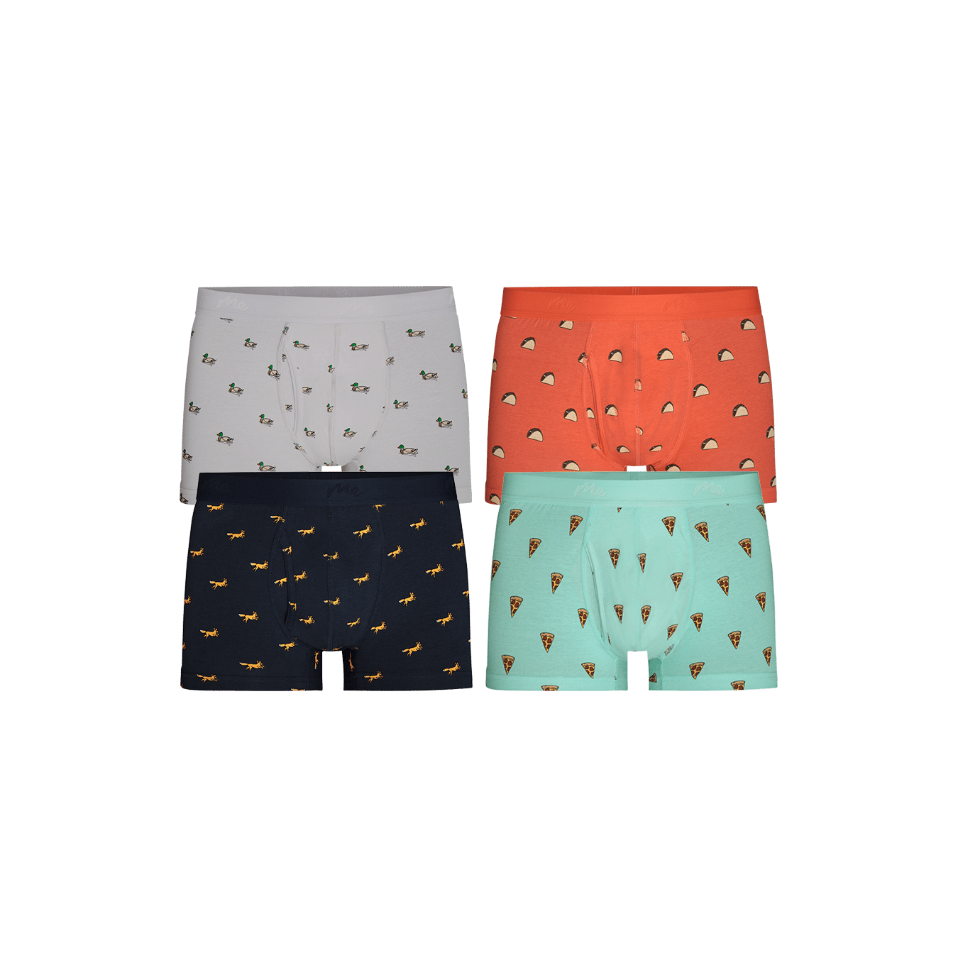 Stretch Cotton Trunk w/ Fly 4-Pack | Cotton Adventurous Pack