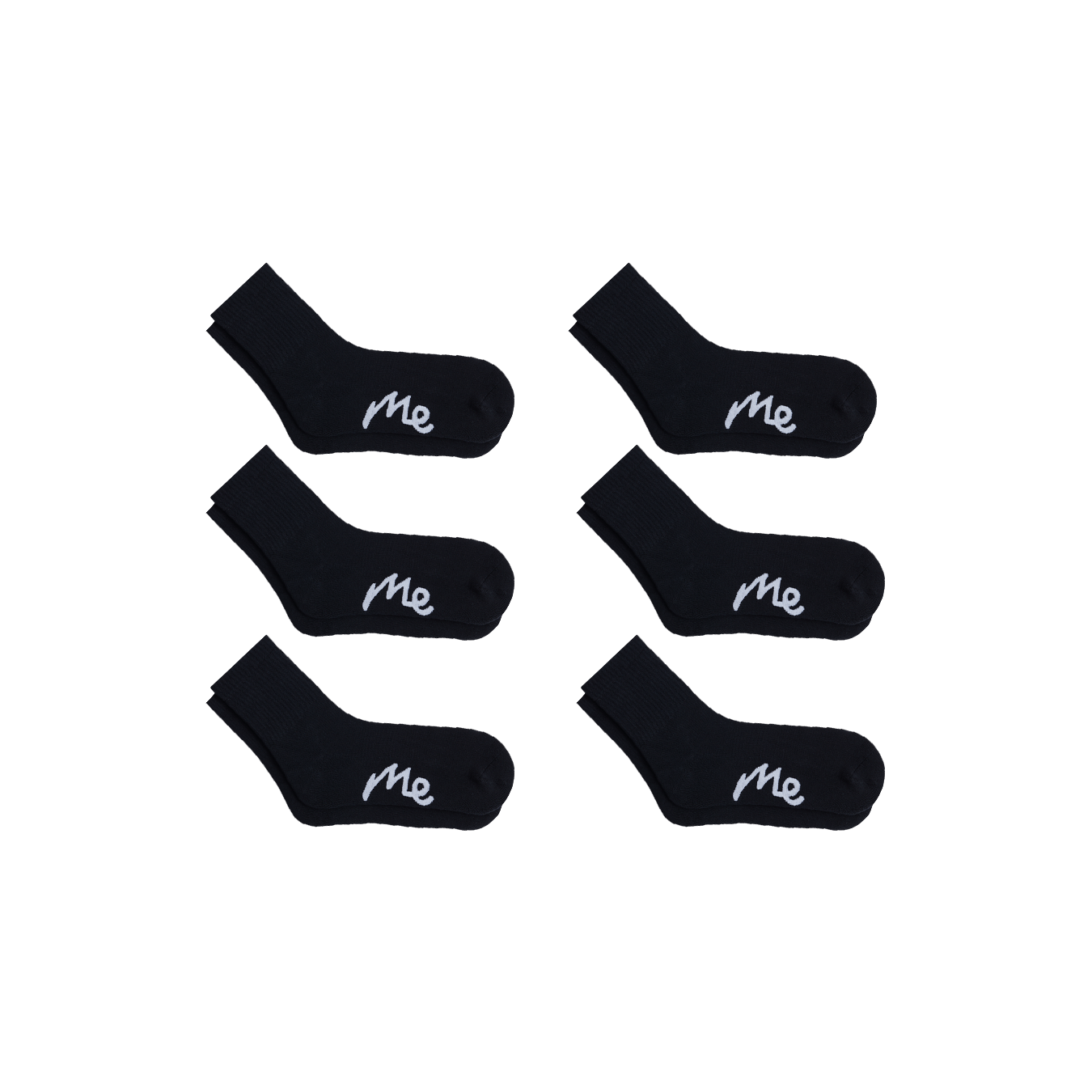 Quarter Sock 6-Pack | Black