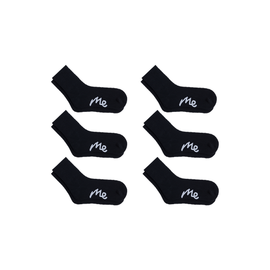 Quarter Sock 6-Pack | Black