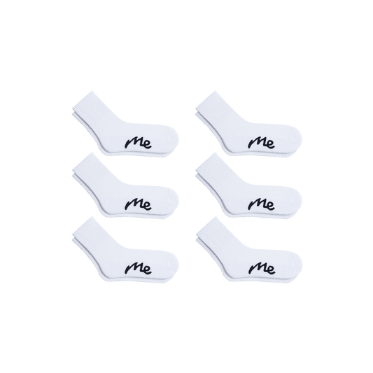 Quarter Sock 6-Pack | White