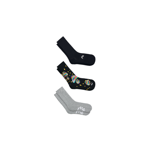 Crew Sock 3-Pack | Disco Shrooms Pack