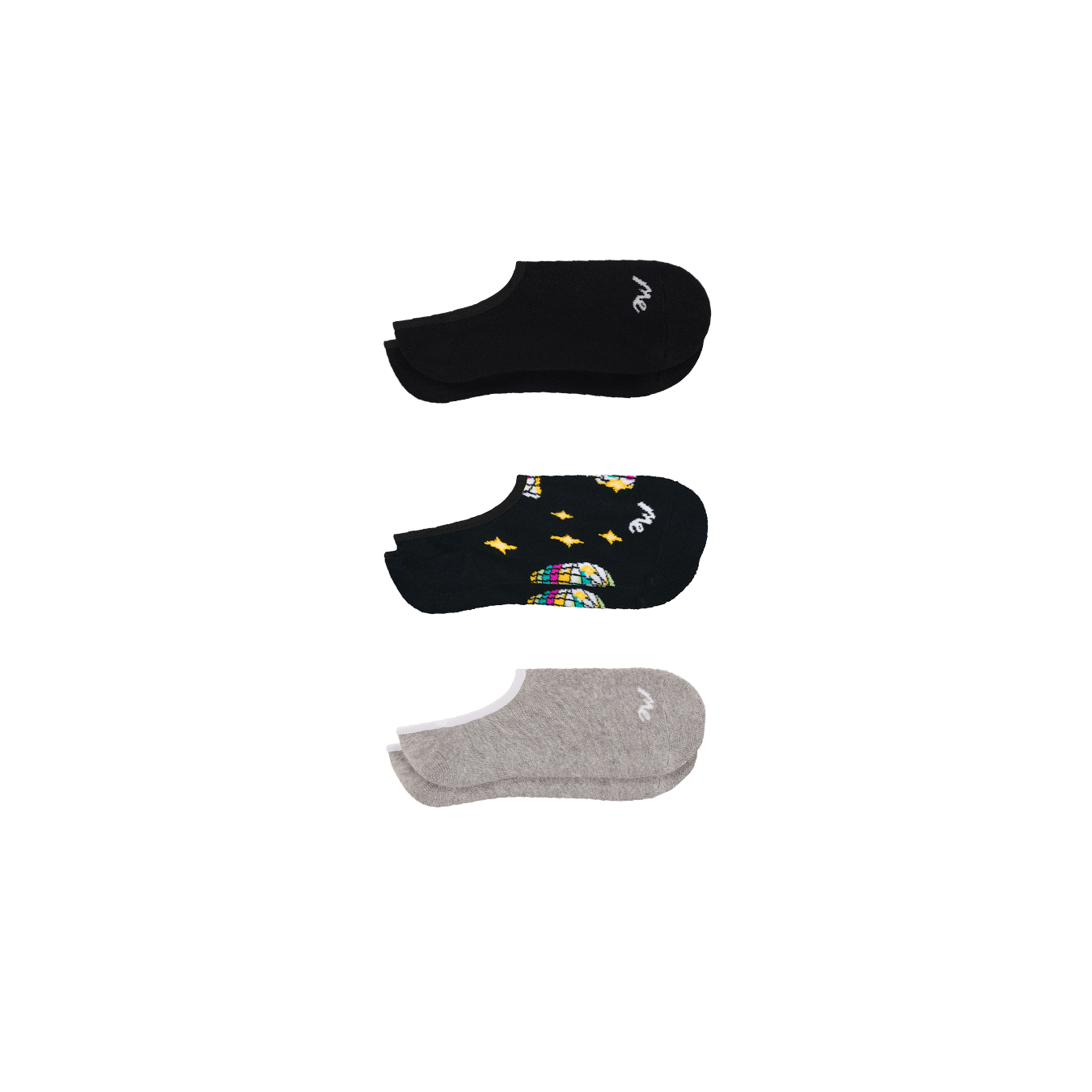 No Show Sock 3-Pack | Disco Shrooms Pack