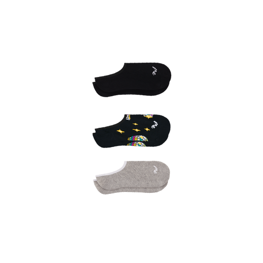 No Show Sock 3-Pack | Disco Shrooms Pack