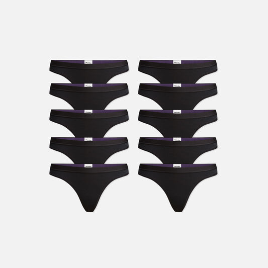 UltraModal™ Core Thong 10-Pack | Black