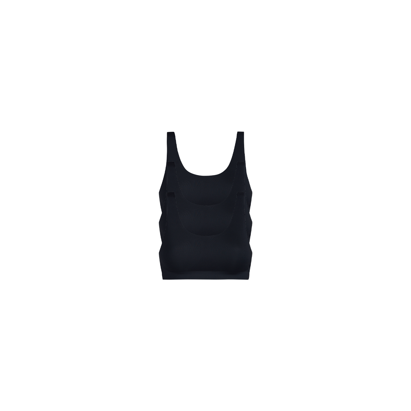 MoveMe Scoop Bralette 3-Pack | Black