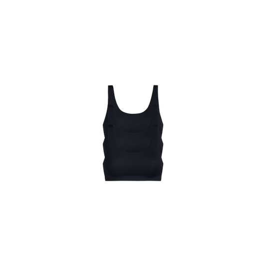 MoveMe Scoop Bralette 3-Pack | Black