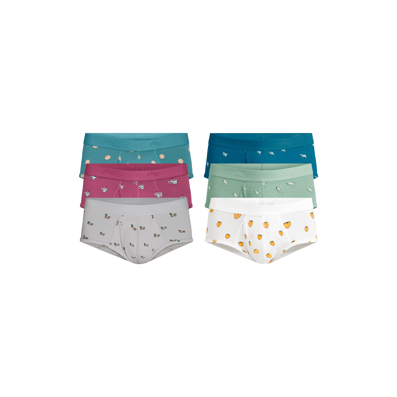 Stretch Cotton Brief w/ Fly 6-Pack | Cotton Adventurous Pack