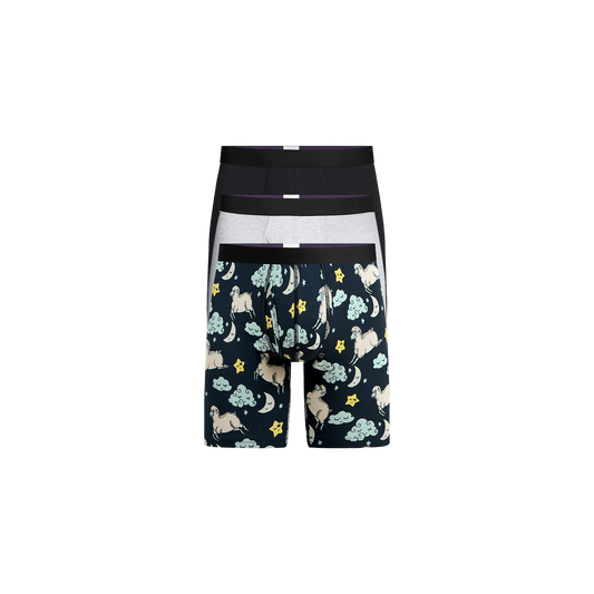 Long Boxer Brief w/ Fly 3-Pack | Sound Ashleep Pack