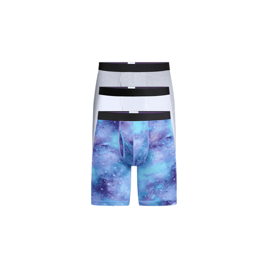 UltraModal™ Core Long Boxer Brief w/ Fly 3-Pack | Galaxy Pack