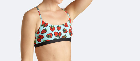 T-Back Bralette | Strawberries