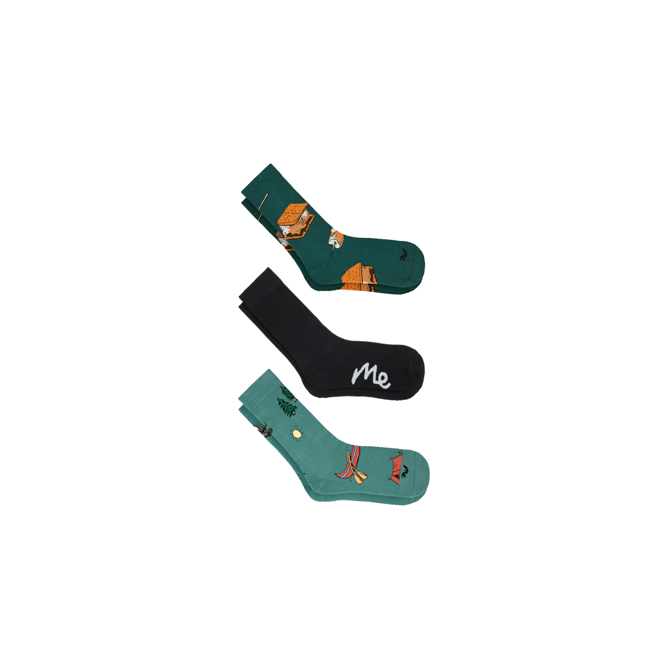 Crew Sock 3-Pack | Campin' Out Pack