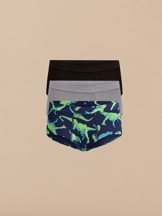 FeelFree Cheeky Brief 3-Pack | T-Rexin Pack