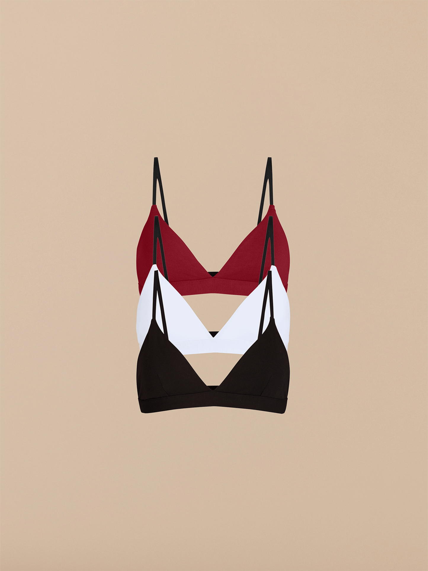 FeelFree Triangle Bralette 3-Pack | Classic Pack