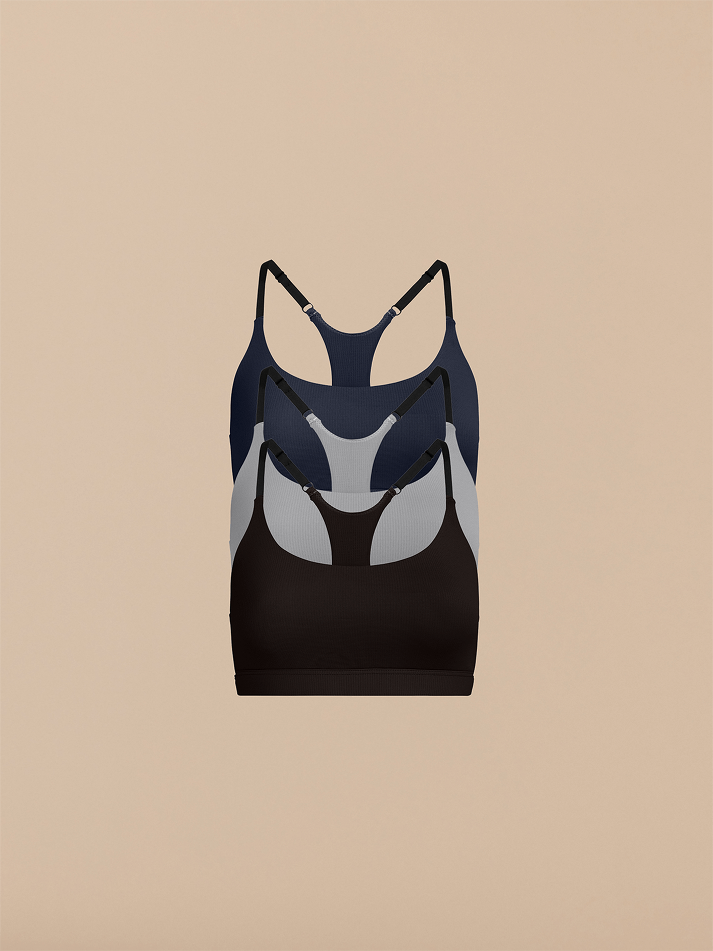 MoveMe Racerback Bralette 3-Pack | Classic Pack