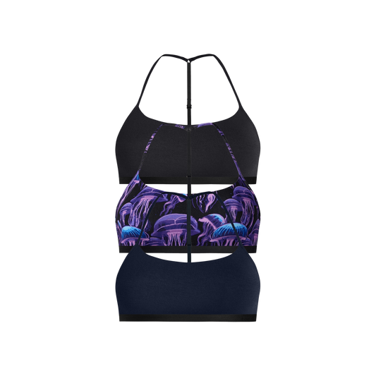 UltraModal™ Core T-Back Bralette 3-Pack | Wild Jellies Pack