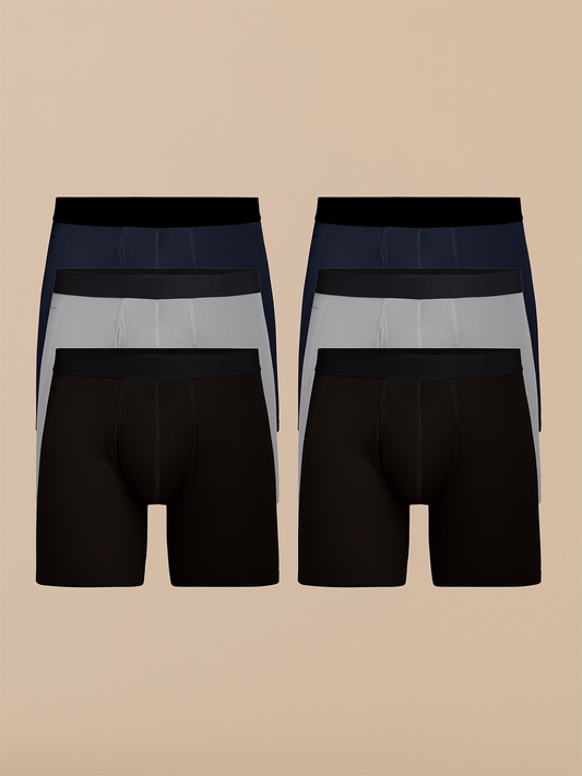 MoveMe Boxer Brief w/ Fly 6-Pack | Classic Pack