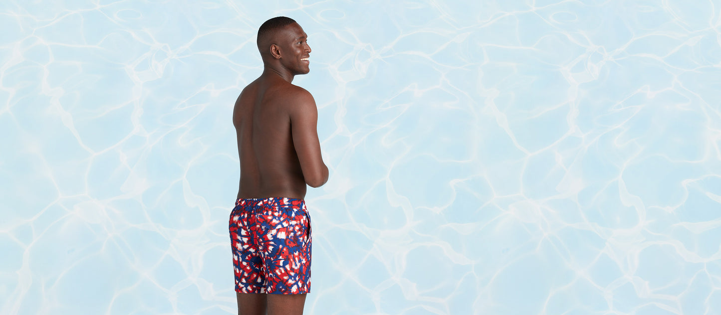 6" Swim Trunk 1.0 | Americana Tie Dye