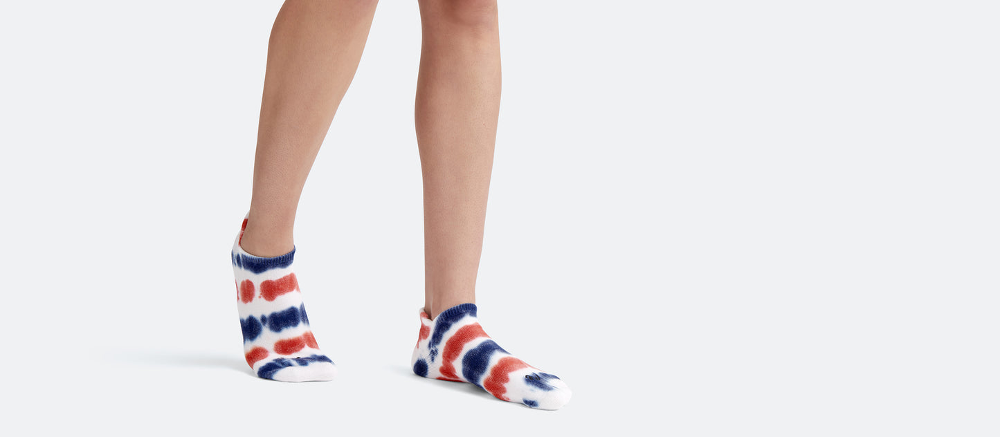 Ankle Sock | Americana Tie Dye