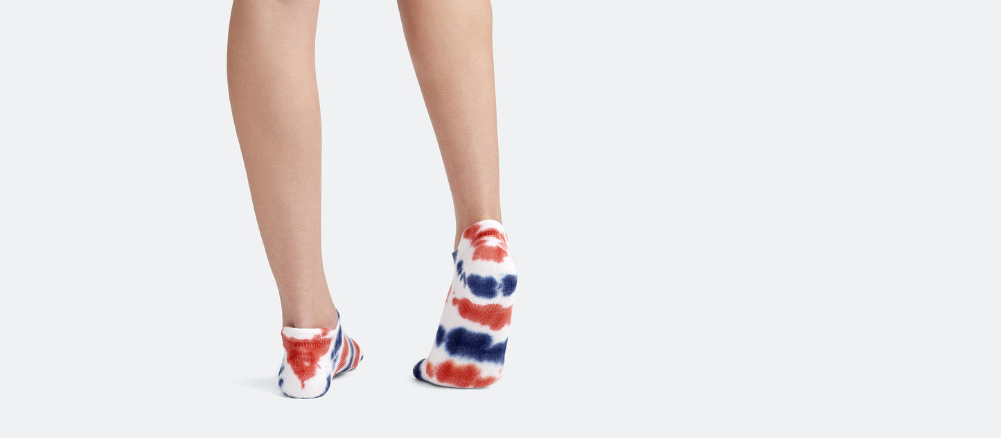 Ankle Sock | Americana Tie Dye