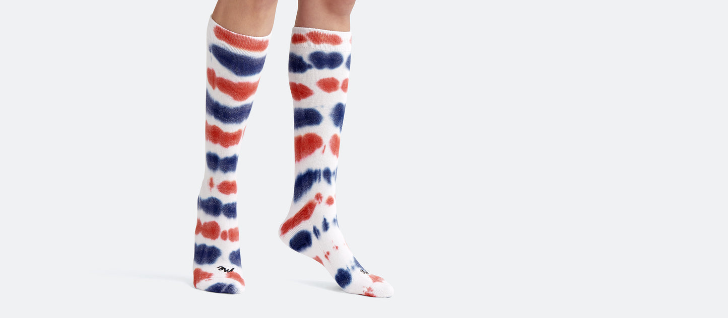 Crew Sock | Americana Tie Dye