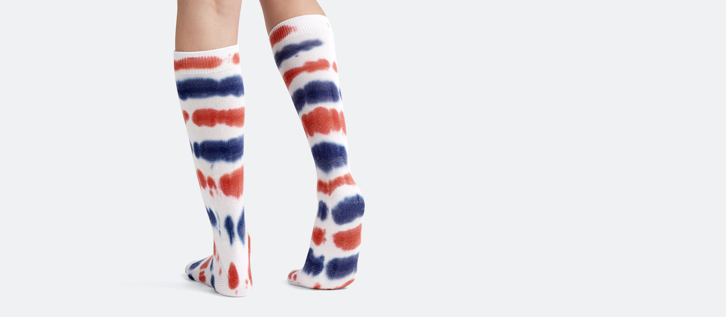 Crew Sock | Americana Tie Dye