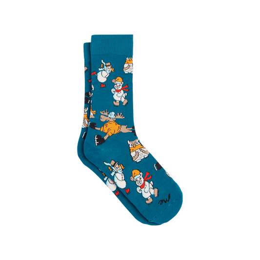 Crew Sock | Animals on Ice