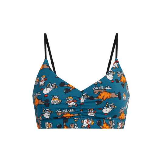 FeelFree Ruched Bralette | Animals on Ice