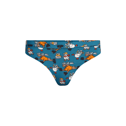 UltraModal™ FeelFree Thong | Animals on Ice