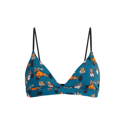 UltraModal™ FeelFree Triangle Bralette | Animals on Ice