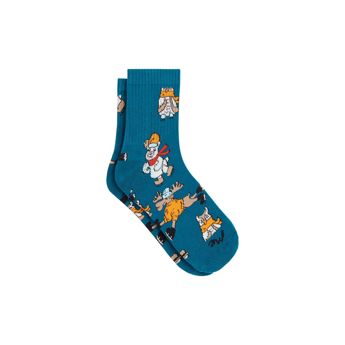 Quarter Sock | Animals on Ice