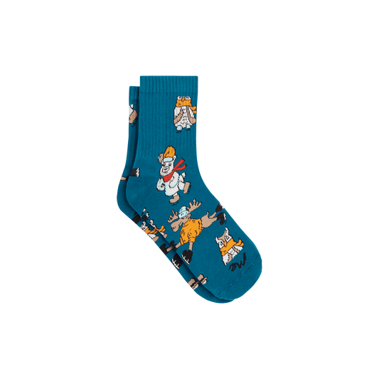 Quarter Sock | Animals on Ice