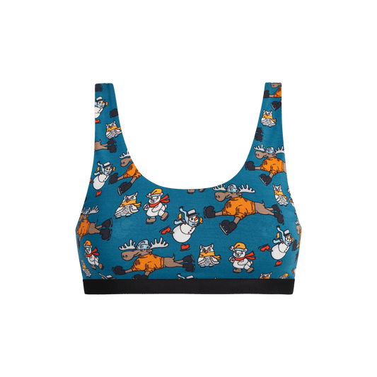 UltraModal™ Core Scoop Bralette | Animals on Ice