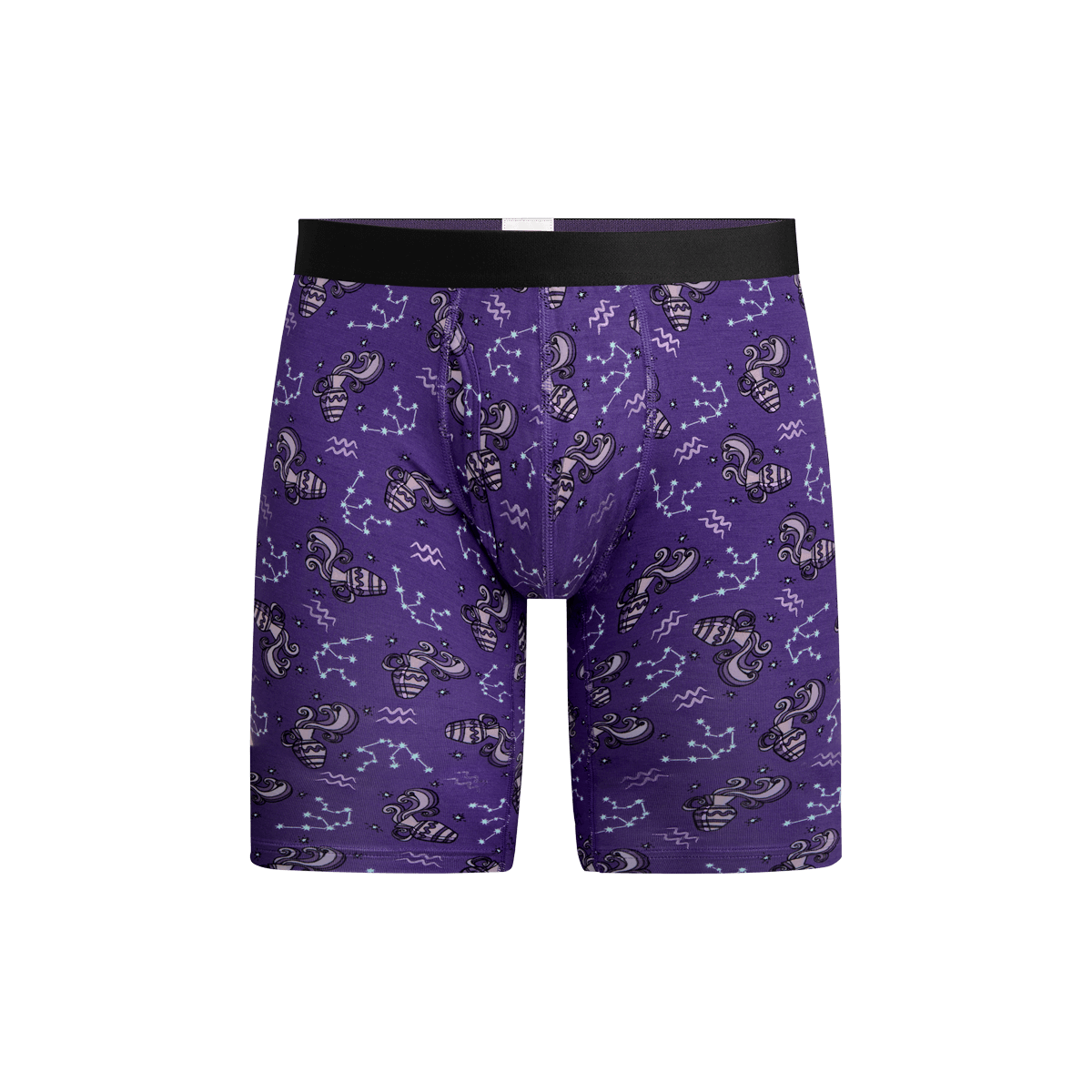 Long Boxer Brief w/ Fly | Aquarius