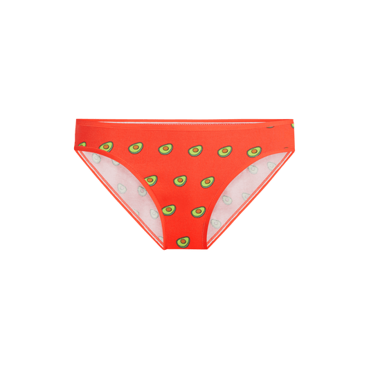 Stretch Cotton Bikini | Avocados