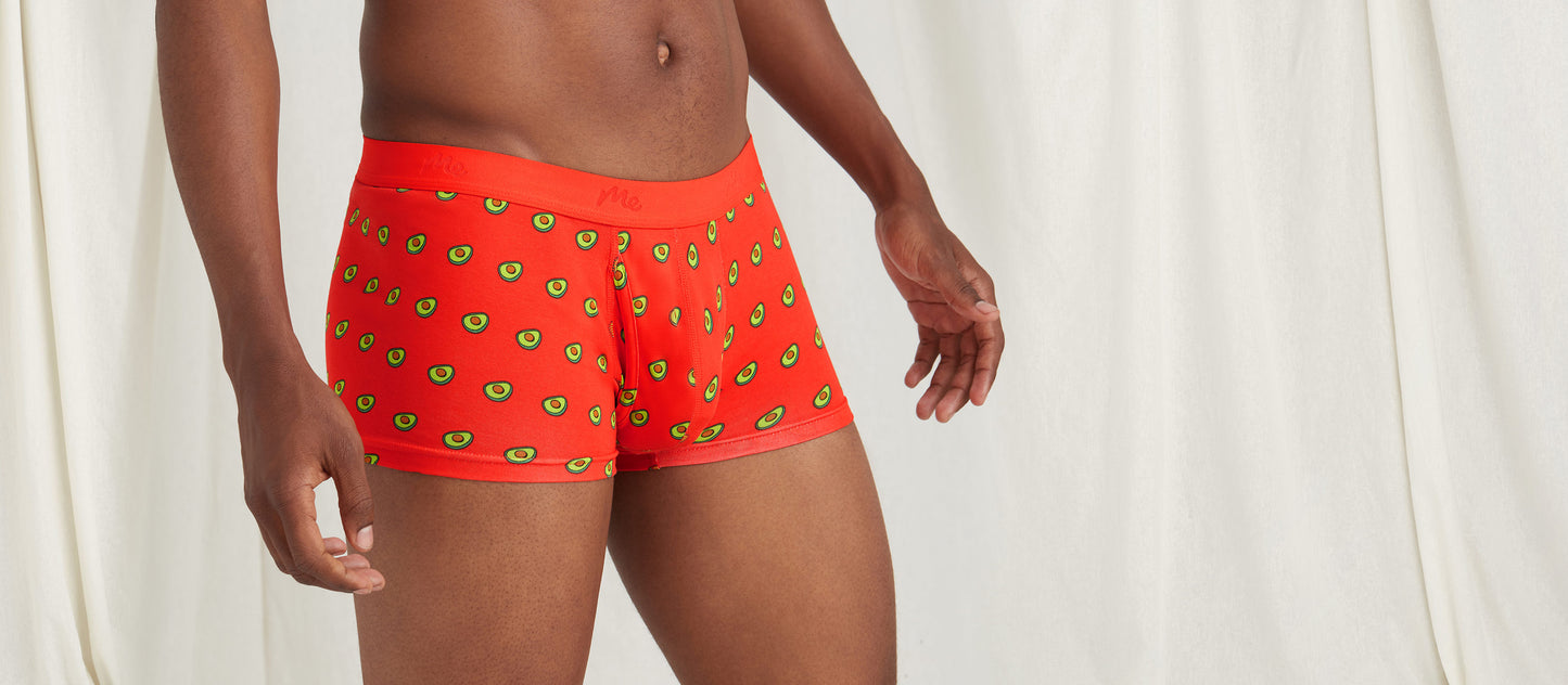 Stretch Cotton Trunk w/ Fly | Avocados