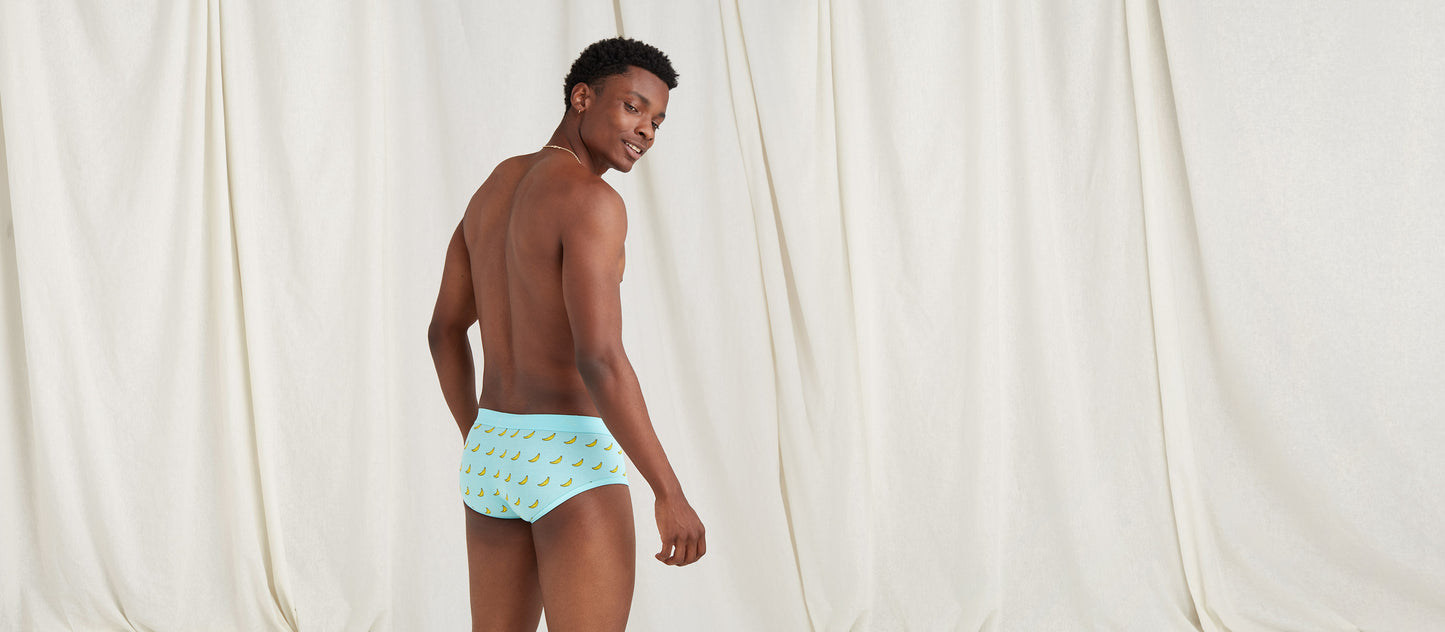 Stretch Cotton Brief w/ Fly | Go Bananas