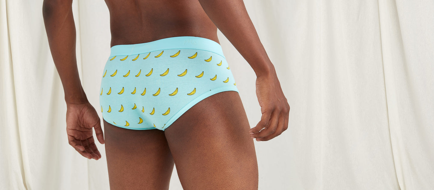 Stretch Cotton Brief w/ Fly | Go Bananas